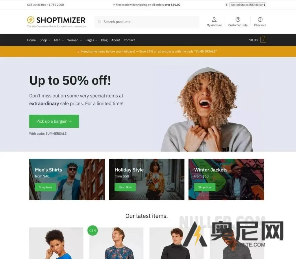 Shoptimizer v2.8.6 – 最快的 WooCommerce 主题