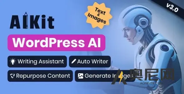 AIKit v4.17.5 – WordPress AI自动编写器，写作助手和内容重定向器 / OpenAI GPT