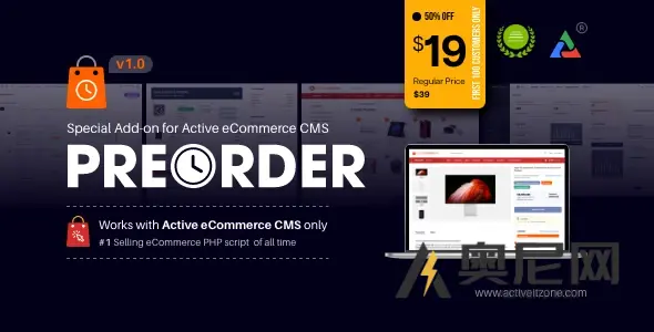 Active eCommerce Preorder Add-on v1.0 Active eCommerce Preorder Add-on v1.0
