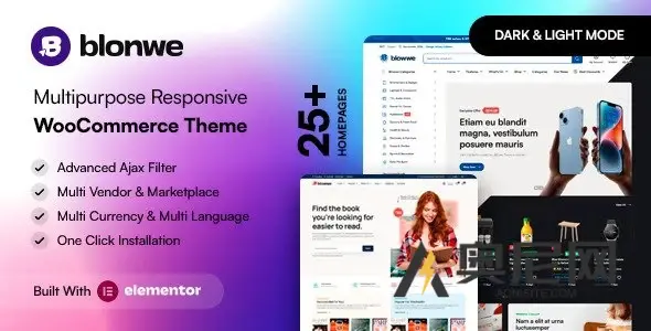 Blonwe v1.2.2 – 多用途 WooCommerce 主题