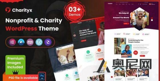 Charityx v1.0.3 - 慈善和非营利WordPress主题