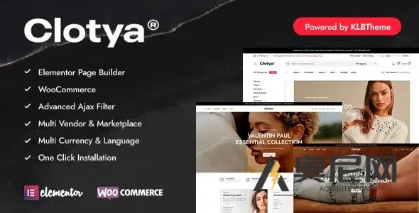 Clotya v1.3.8 – 时装店电子商务主题