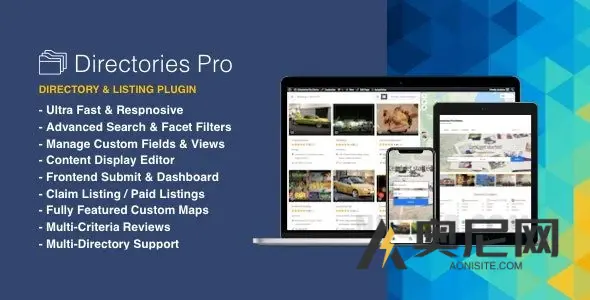 Directories Pro v1.14.33 – WordPress 的目录插件