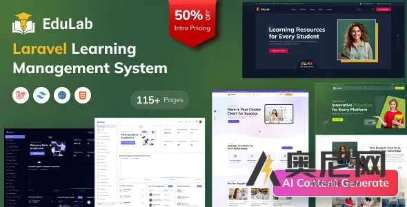 Edulab LMS v1.5 – 带有 Tailwind CSS 的 Laravel 学习管理系统 Edulab LMS v1.5 – 带有 Tailwind CSS 的 Laravel 学习管理系统