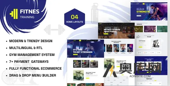 Fitnes v2.1.0 – 健身房管理系统 Laravel 脚本