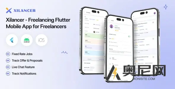 Freelancer Flutter 移动应用程序 – Xilancer Freelancer Marketplace 平台