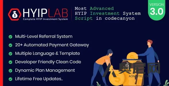 HYIPLAB v5.4 – 完整的高回报投资投资系统 HYIPLAB v5.4 – 完整的高回报投资投资系统