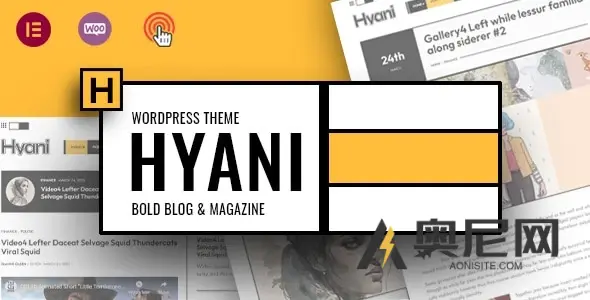 Hyani v1.3.5 – Bold 博客和杂志 Hyani v1.3.5 – Bold 博客和杂志
