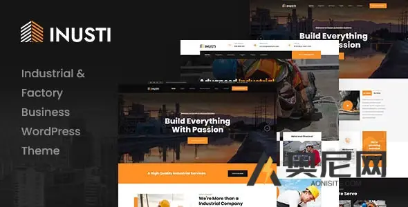 Inusti v1.1.9 - 工厂和工业WordPress主题