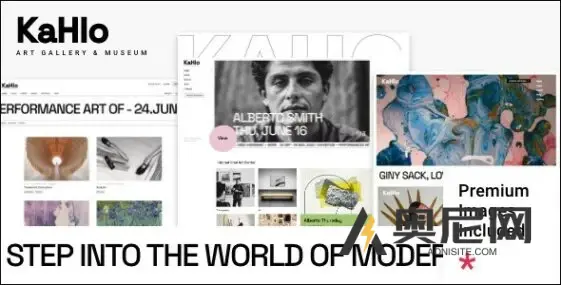 Kahlo v1.2 – 艺术画廊和博物馆主题