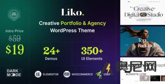 Liko v1.0.2 – 创意机构和投资组合WordPress主题