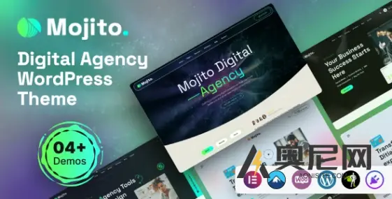 Mojito v1.0 – 数字代理 WordPress 主题