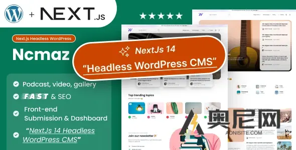 Ncmaz v2.10.1 – NextJs 无头 WordPress 博客杂志 Ncmaz v2.10.1 – NextJs 无头 WordPress 博客杂志