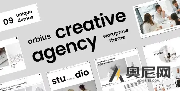 Orbius v1.0.15 – 创意机构和投资组合主题