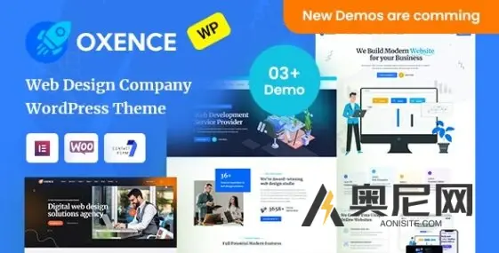 Oxence v1.3.2 – 网页设计机构 Elementor WordPress 主题