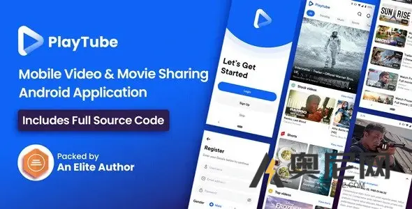 PlayTube v3.9 – 移动视频和电影共享Android原生应用程序(导入/上传) PlayTube v3.9 – 移动视频和电影共享Android原生应用程序(导入/上传)