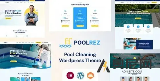 Poolrez v1.0.2 – 泳池清洁 WordPress 主题