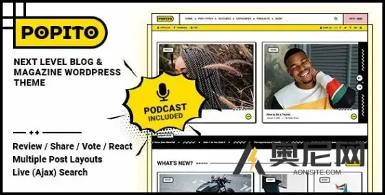 Popito v2.0.4 - 博客和杂志WordPress主题 Popito v2.0.4 - 博客和杂志WordPress主题