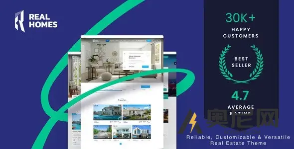 Real Homes v4.3.8 – 房地产销售和租赁 WordPress 主题