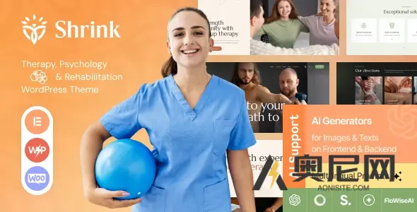 Shrink v1.0 - 治疗、心理学和康复WordPress主题
