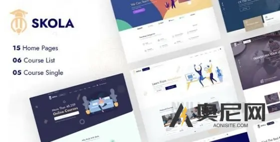 Skola v1.0.30 – LMS 在线课程 WordPress 主题