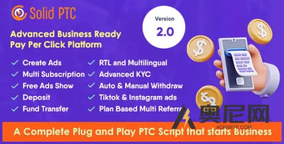 Solid PTC v2.0 – 高级按点击付费平台 Solid PTC v2.0 – 高级按点击付费平台