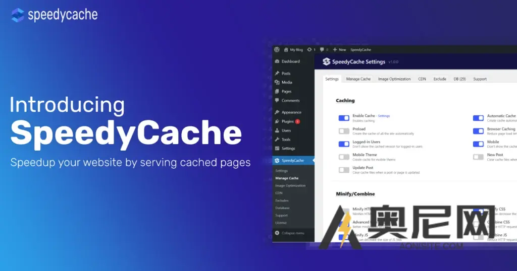 SpeedyCache Pro 1.2.9 – WordPress 缓存插件