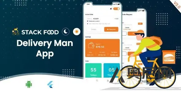 StackFood Multi Restaurant – 食品订购送货员应用程序 v8.0