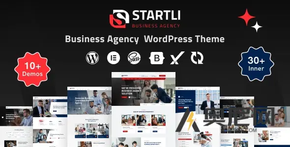 Startli v1.0.9 – Elementor 商业咨询 WordPress 主题 + RTL