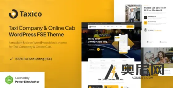Taxico v1.0 - 出租车公司和在线出租车服务FSE WordPress主题
