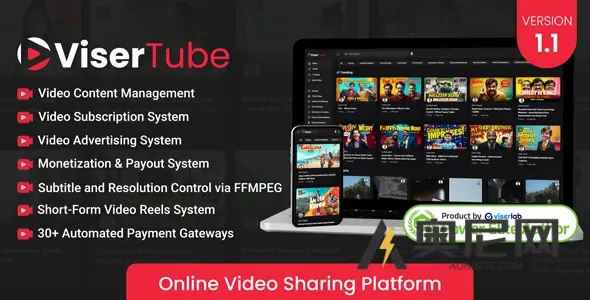 ViserTube v1.4 – 在线视频共享平台
