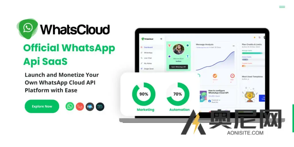WhatsCloud v8.3 – 无缝云 API 集成 SAAS WhatsCloud v8.3 – 无缝云 API 集成 SAAS
