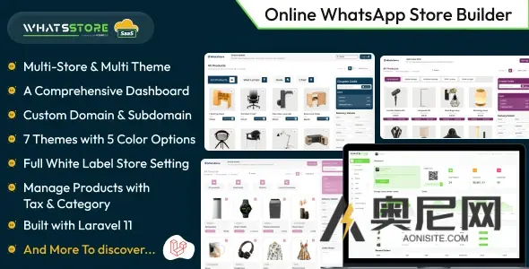 WhatsStore SaaS v8.2 – 在线 WhatsApp 商店构建器 WhatsStore SaaS v8.2 – 在线 WhatsApp 商店构建器