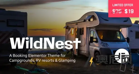 WildNest v1.1 - 露营地和房车公园预订主题