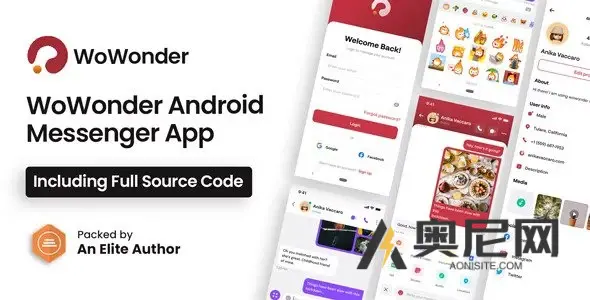 WoWonder Android Messenger v5.4 – WoWonder 社交脚本移动应用程序