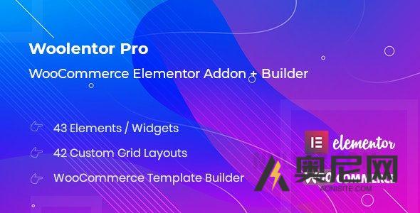 WooLentor Pro v2.6.0 – WooCommerce Page Builder Elementor 插件