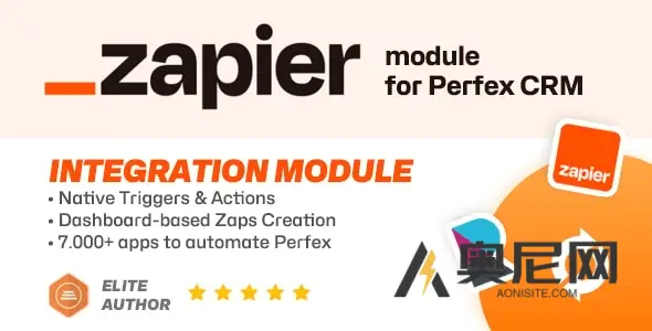 适用于 Perfex CRM v2.0.5b 的 Zapier 模块 – 自动化您的工作流程和业务任务