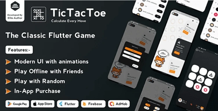 井字游戏 v1.1.1 – 经典的 Flutter Tic Tac Toe 游戏