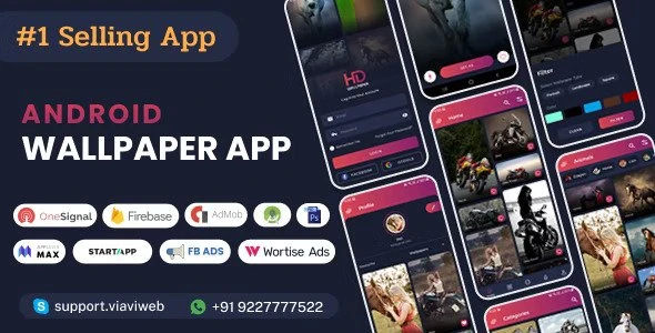 Android 壁纸应用程序（高清、全高清、4K、超高清壁纸）