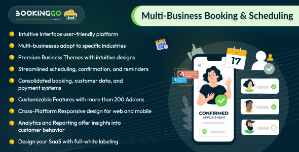 BookingGo SaaS v5.0 – 多业务预约和调度