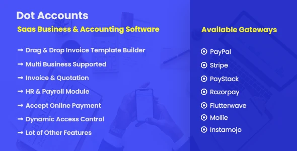 Dot Accounts v2.7 – SaaS 商业和会计软件