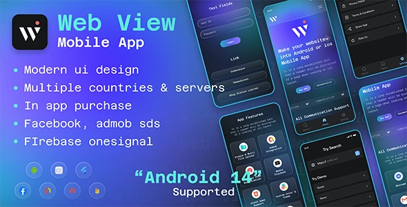 Flutter Webview Web to App Converter for Flutter v1.1
