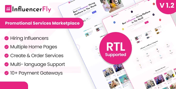 InfluencerFly v1.2.0 – 推广服务市场