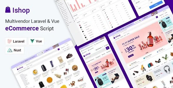 Ishop eCommerce v4.0.4 – PWA多供应商电子商务CMS – Laravel和Vue