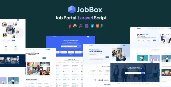 JobBox v1.16.3 – Laravel Job Portal 多语言系统