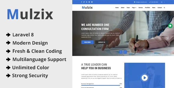 Mulzix v2.0 – 多用途业务和代理 CMS