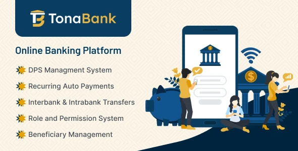 TonaBank v1.0.0 – 网上银行平台