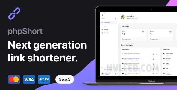 phpShort v45 – URL 缩短器平台