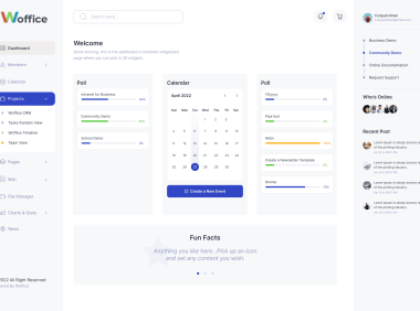 Woffice 主题汉化版-社区综合管理wordpress主题（含附件+插件+演示等）