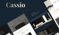Cassio  – AJAX Portfolio WordPress 主题（elementor构建）
